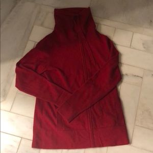 Banana republic cashmere zip up sweater